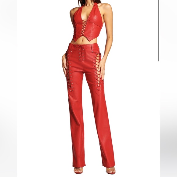 I.AM.GIA Pants - XENIA PANT - DEEP RED - M / I.AM.GIA